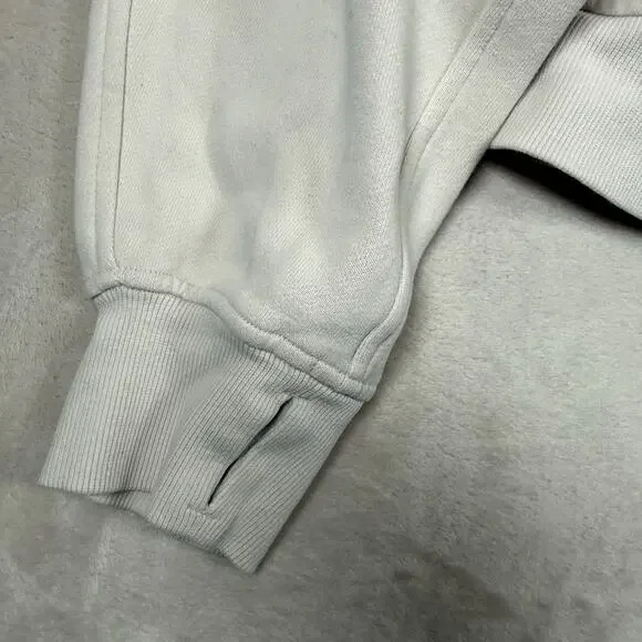 Lululemon Scuba Oversized Half-Zip Hoodie Sweatshirt Light Beige Size XS/S - Picture 3 of 7